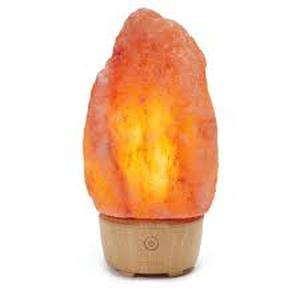 lot 42 image: iHome  Zenergy Himalayan Salt Lamp Speaker Plus Sound Therapy with Natural Air Purification and Mood Lamp