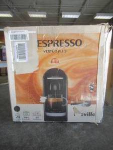 lot 14 image: Nespresso VertuoPlus Coffee and Espresso Machine by DeLonghi in Black (OPEN BOX)