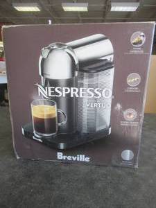 lot 17 image: Nespresso - Vertuo Chrome by Breville (OPEN BOX)