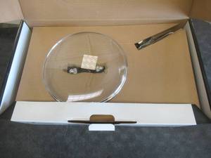 lot 52 image: All-Clad HA1 Nonstick Hard Anodized Cookware Set, 8-Inch, 10-Inch and 12-Inch, Black (NEW, OPENED BOX FOR PICTURES)