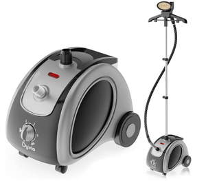 lot 61 image: Dyvio Garment Steamer for Clothes, Standing Steamer with 4 Steam Level Fast Heat-up and 1.6 L Water Tank, Steamer for Wrinkles 60min of Continuous Steam, 1500W Professional Fabric Clothing Steamer (OPEN BOX)
