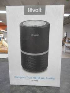 lot 58 image: LEVOIT Air Purifier for Home, H13 True HEPA Filter for Smokers, Smoke, Dust, Mold, and Pollen in Bedroom, Filtration System Odor Eliminators for Office with Optional Night Light in Black (OPEN BOX)