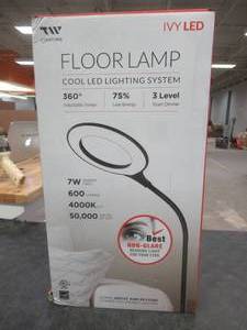 lot 59 image: TW Lighting LED Bright Floor Lamp (OPEN BOX)