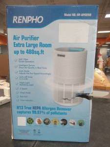 lot 65 image: Renpho Air Purifier for Large Room (800 sq ft.) RP-AP089W in White (OPEN BOX)