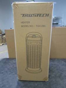 lot 197 image: 22.24 in. H 1500-Watt Electric Tower Ceramic Fan Space Heater with Tip-Over Safety Switch (OPEN BOX)
