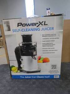 lot 203 image: PowerXL Self-Cleaning Juicer SHL96 (OPEN BOX)