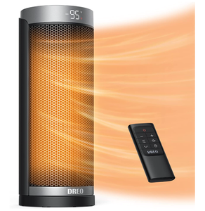 lot 214 image: Dreo Space Heaters for Indoor Use, Portable Electric Heater - 1500 W in Silver