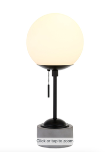 lot 228 image: Camden&Wells - Reagan Table Lamp - Black (OPEN BOX)