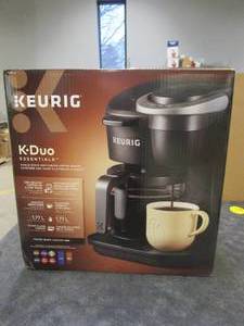 lot 231 image: Keurig K-Duo Essentials K-Cup Pod Black (OPEN BOX)