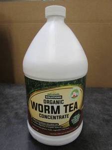 lot 243 image: LOT OF 3 - Worm Tea Liquid Concentrate Fertilizer 128 fl oz.