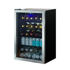 lot 2 image: Vissani 4.3 Cu. ft. Wine and Beverage Cooler in Stainless Steel