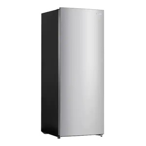lot 3 image: Vissani  7 cu. ft. Convertible Upright FreezerRefrigerator in Stainless Steel Look