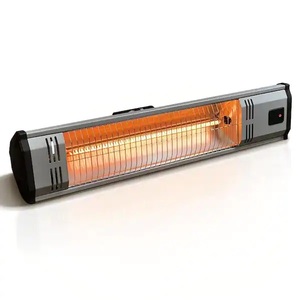 lot 46 image: Heat Storm Tradesman 1,500-Watt Electric Outdoor Infrared Quartz Portable Space Heater with WallCeiling Mount and Remote