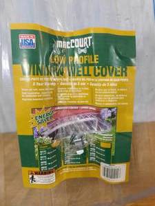 lot 28 image: (10) MacCourt 40 in. x 4 in. Polyethylene Circular Low Profile Window Well Cover
