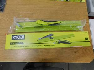 lot 26 image: RYOBI LVTLVP Cutting Guide and Knife Kit