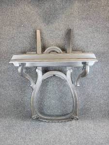 lot 321 image: Homemade Shelf from an Old Chair - Lots of Character NO SHIPPING