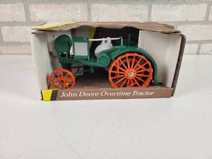 lot 215 image: ERTL 116 Scale John Deere Overtime Tractor in Original Box
