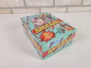 lot 225 image: 1991 Donruss Series 2 Baseball Card Box w 36 SEALED Packs - Box is Also Sealed