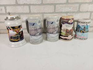 lot 249 image: (5) MILLER Beer Steins