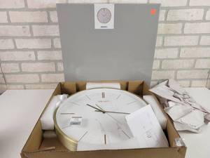 lot 260 image: SEIKO 16 Wall Clock - Model QXA760G - Open Box