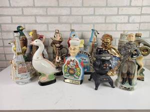lot 337 image: Lot of (18) Empty Vintage Liquor Decanters - NO SHIPPING
