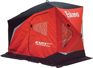lot 178 image: Eskimo Evo 2iT Crossover Insulated Ice Shelter - Used - NO SHIPPING
