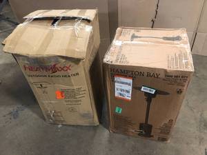 lot 10 image: Lot of assorted Patio Heaters various models and conditions customer returns review pictures