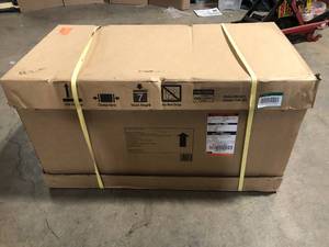 lot 23 image: Husky  36 in. W x 17 in. D Standard Duty 3-Drawer Rolling Tool Cart with Hardwood Top in Gloss Black customer return