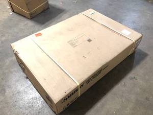 lot 24 image: Husky  46 in. Adjustable Height Work Table with 2-Drawers in White