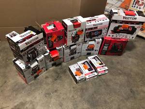 lot 56 image: Lot of assorted Vector Portable Powers customer Returns various models and conditions see pictures