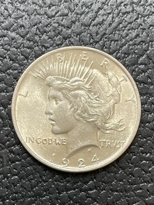1924 Peace Dollar