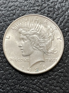 1934 Peace Dollar