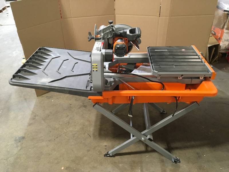RIDGID 12 Amp Corded 8 in. Tile Saw with Extended Rip customer