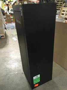 STACK-ON 18-Gun Key Lock Security Cabinet, Black, Customer Return no keys locked  Review all pictures