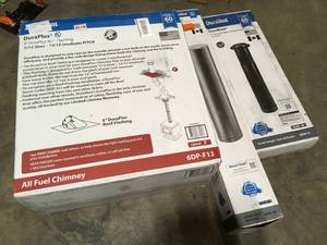 Lot of assorted Dura Vent items various models Customer return, Review all pictures