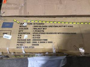 lot 4 image: Mix lot of Bed Frames and other Home furniture, Customer returns, Review all pictures