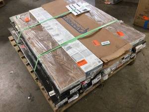 lot 15 image: Mix Lot of Cap-A-Thread Vinyl Flooring and Ceramic, Customer returns, Review all pictures