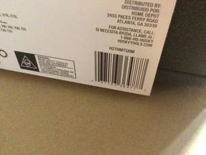 lot 1 image: Husky 270 pc Mechanic tool set review pictures customer return
