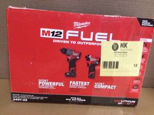lot 12 image: MILWAUKEE M12 FUEL 2-Tool Combo Kit customer return review pictures