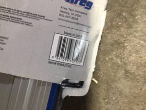 lot 19 image: Lot of Kreg Accu-Kut tools customer returns review pictures
