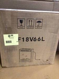 lot 29 image: 18 Electric Fireplace Heater for TV Stand, Recessed 1400 W Electric Stove Heater customer return review pictures