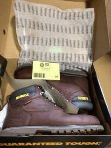 lot 36 image: DEWALT Mens Axle Waterproof 6 Inch Work Boots - Steel Toe - Walnut Pitstop Size 11(M) see pictures