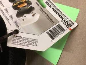 Toughbuilt Knee Gel Pad customer return see pictures