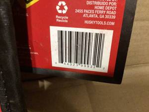 Husky 12 in. 30 Pocket Heavy Duty Bucket Jockey 5 Gallon In-Bucket Storage Tool Bag