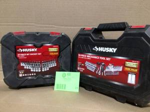 Lot of Husky Mechanic Tool sets  conditions customer returns see pictures