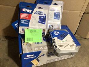 Lot of assorted Kreg tools various models and conditions review pictures