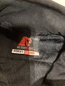 ACTIONHEAT Womens Large Black Softshell 5-Volt Heated Jacket customer return review pictures