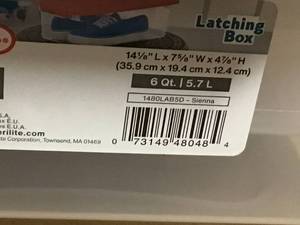 lot 5 image: Lot of Sterilite plastic storage containers small review pictures customer returns