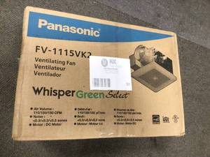 lot 38 image: Panasonic WhisperGreen Select Pick-A-Flow 110130 or 150 CFM Quiet Exhaust Fan review pictures