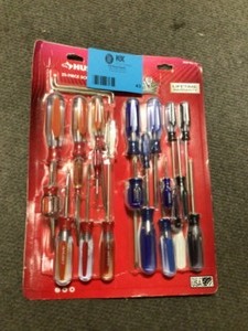 Husky  Hard Handled Screwdriver Set , Review all pictures, Customer returns